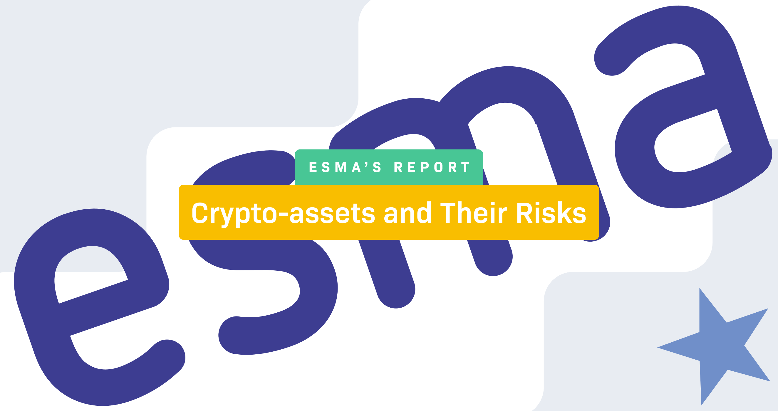 ESMA warns crypto industry about future crypto-crashes